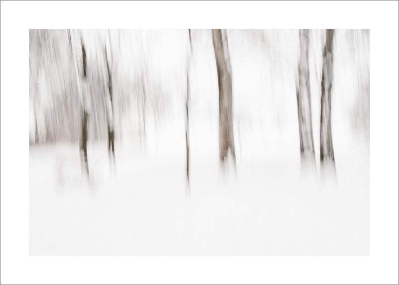 Winter landscape poetic photography art print
